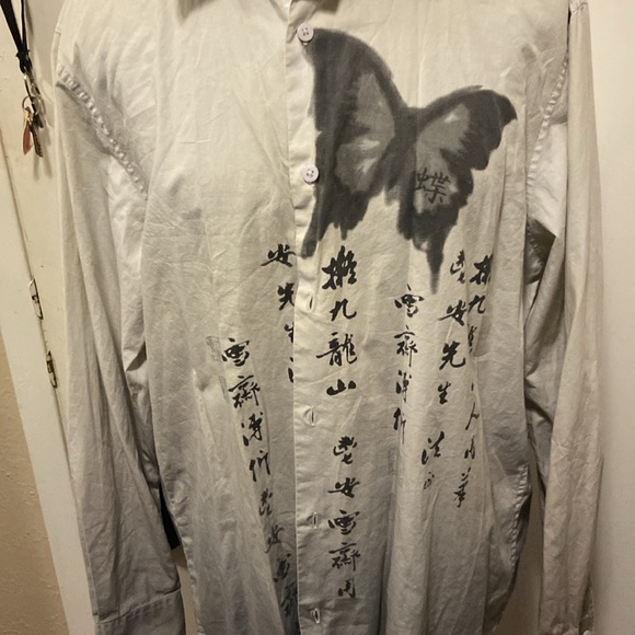 INC International Concepts printed Dress Shirt. Lg long sleeves - Picture 2 of 6